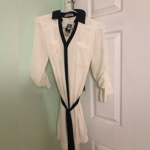 Express long sleeve belt Dress Size small